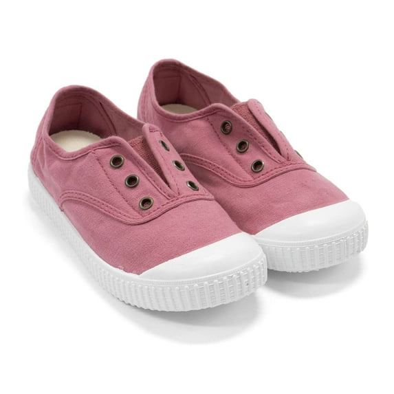 Victoria Girls 1915 Inglesa Slip-On Canvas Shoes, Frambuesa,13 M US