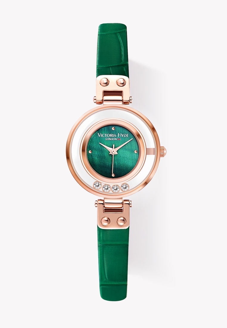 Victoria Hyde Women's Fashion Watch, 30mm Mother-of-pearl dial 4 Crystals