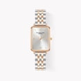 thumbnail image 1 of Victoria Hyde Women's Square Watch, Simple, Retro, Wristwatch, Made in Japan, Quartz, Genuine Leather, Daily Waterproof, Women's, Popular, Mother's Day, Gift, silver/rose gold, Bracelet Type, 1 of 9