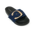 thumbnail image 1 of Victoria K Buckle Footbed Slide Sandal (Women's), 1 of 4