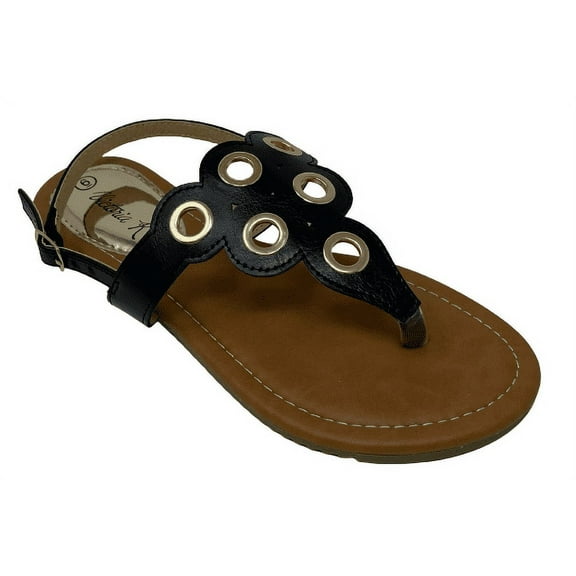 Victoria K Circular Perforated Design Sandals (Women)