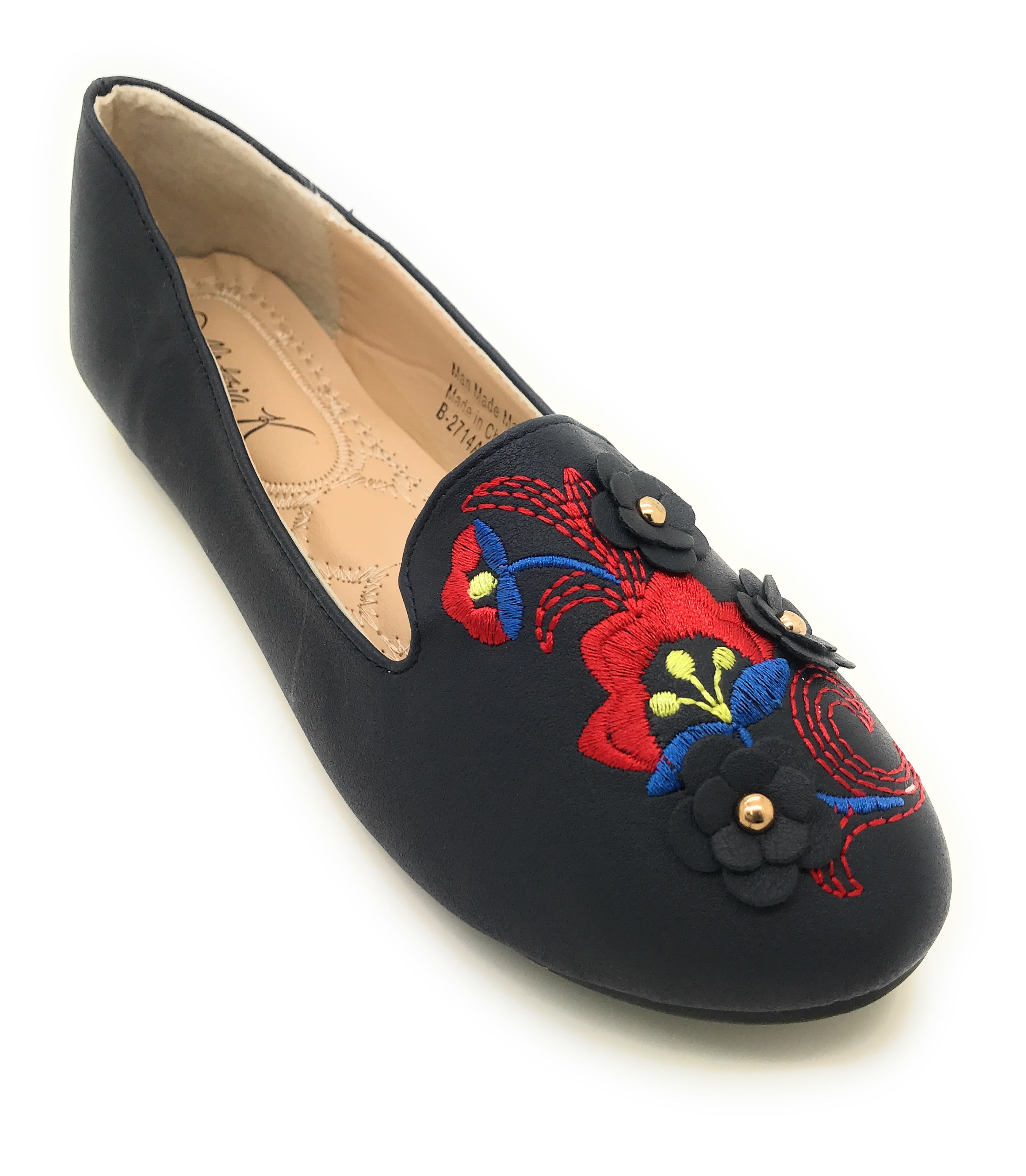 Victoria K Embroidered Ballet Flat (Women's)
