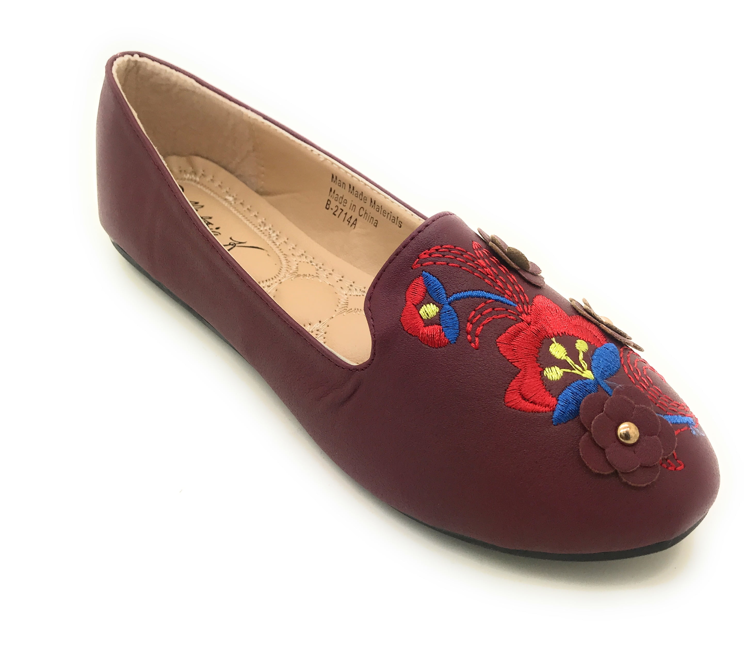 Victoria K Embroidered Ballet Flat (Women's)