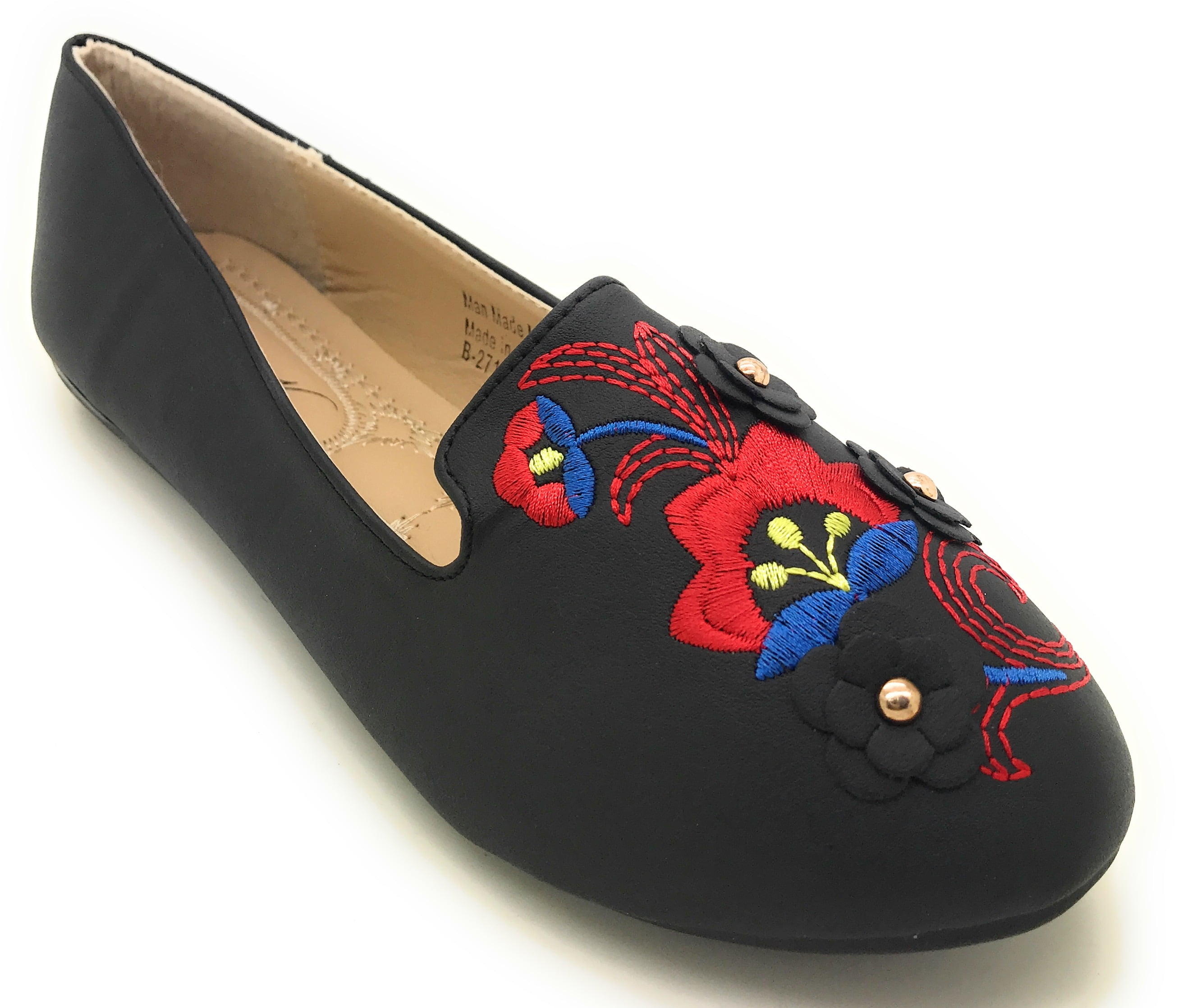 Victoria K Embroidered Ballet Flat (Women's)