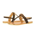 thumbnail image 1 of Victoria K Fashion Women's Gold Linked Sandals, 1 of 7
