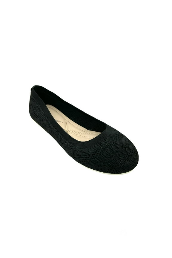 Knitted Textured Everyday Ladies Flats,