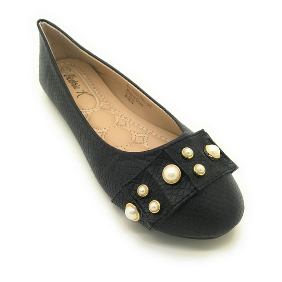 Victoria K Pearl Embellished Ballet Flat (Women's)