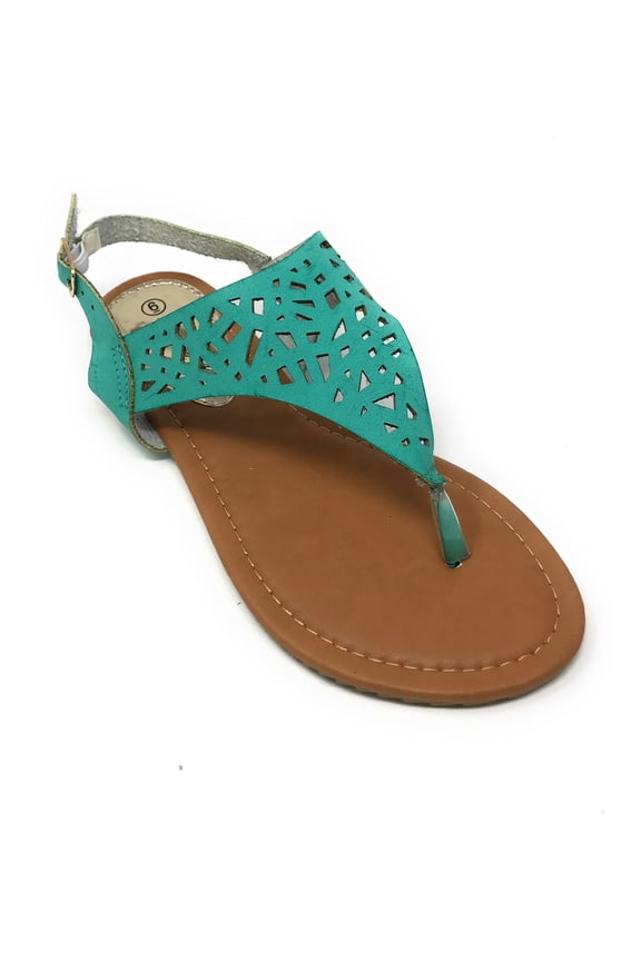 Victoria K Perforated Geo Design Sandals (Women)