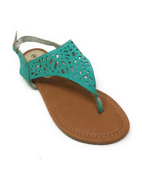 Victoria K Perforated Geo Design Sandals (Women)