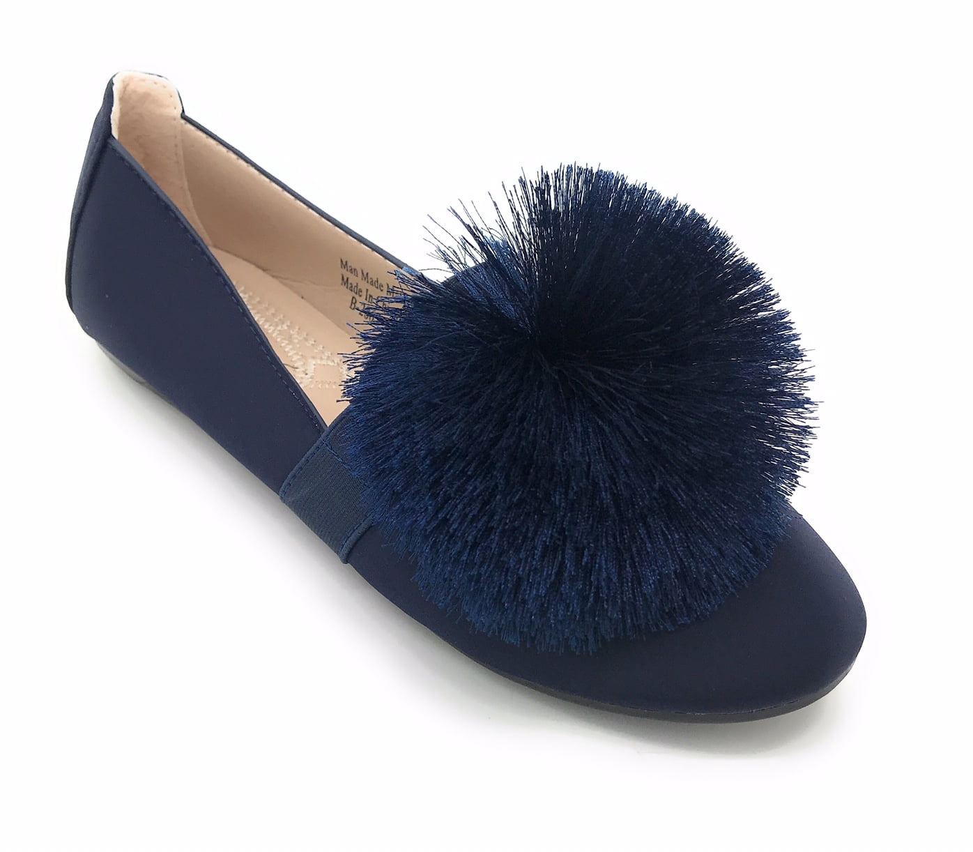 Victoria K Pom-Pom Ballerina Flats (Women)