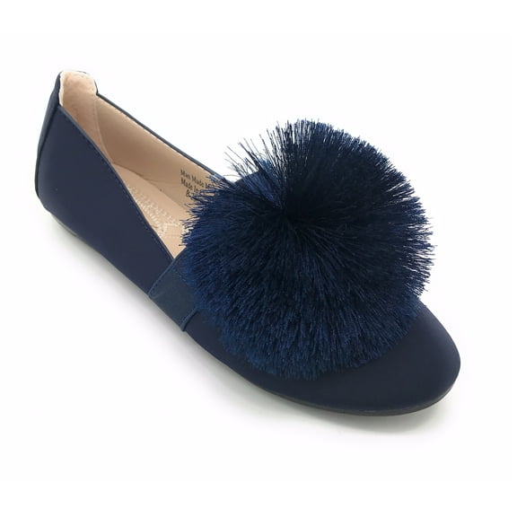 Victoria K Pom-Pom Ballerina Flats (Women)