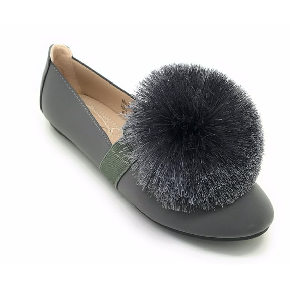 Victoria K Pom-Pom Ballerina Flats (Women)