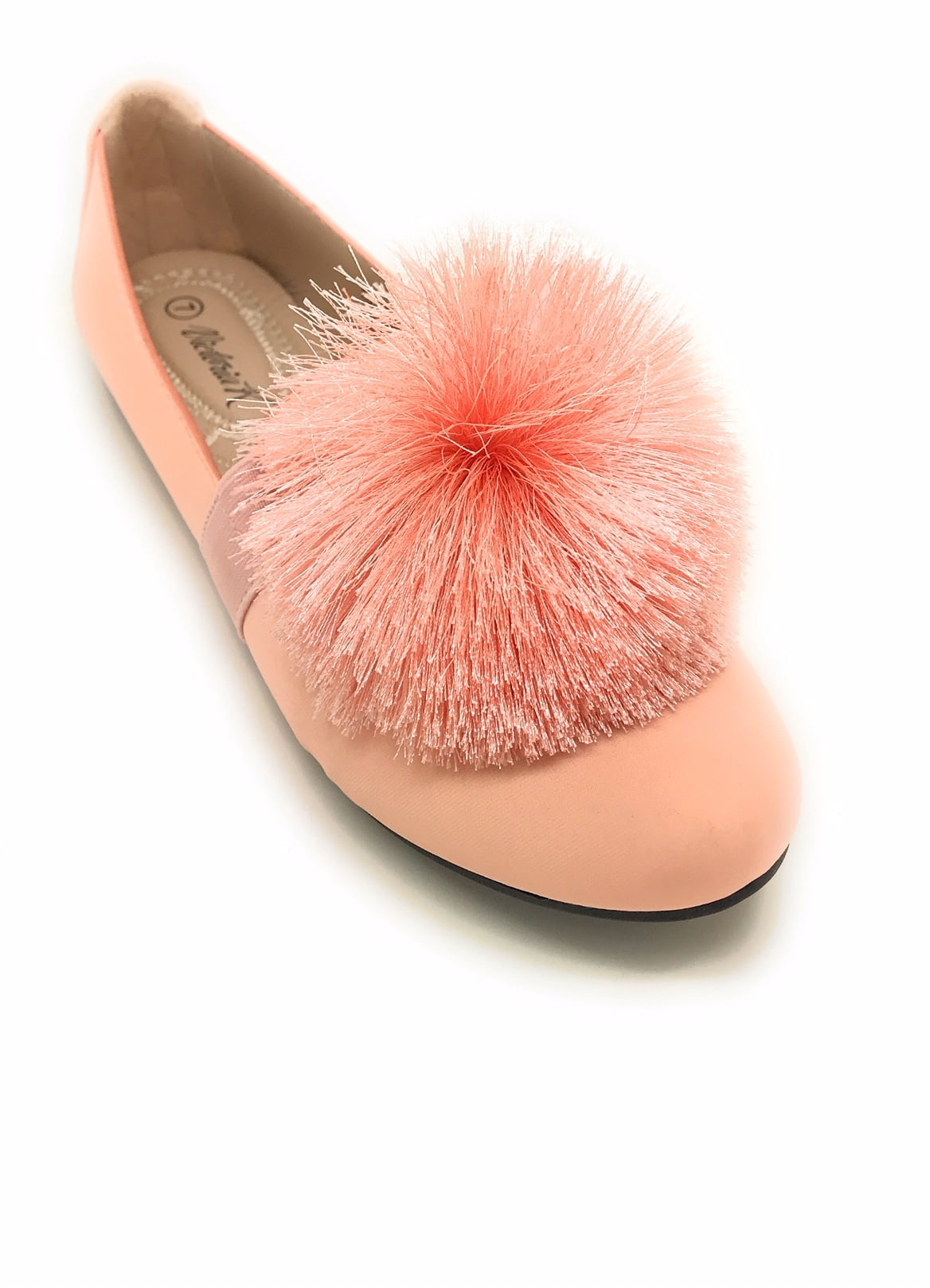 Victoria K Pom-Pom Ballerina Flats (Women)
