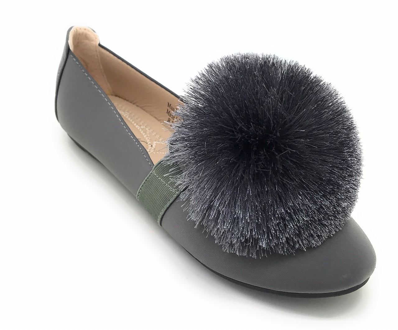 Victoria K Pom-Pom Ballerina Flats (Women)