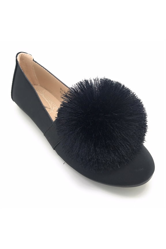 Pom-Pom Ballerina Flats (Women)