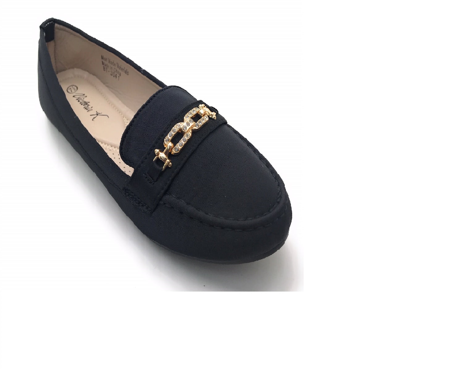 Victoria K Rhinestone Buckle Gold Moccasins for Tunisia Ubuy