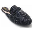 thumbnail image 1 of Victoria K Snake Skin Slip On Mules (Women), 1 of 4