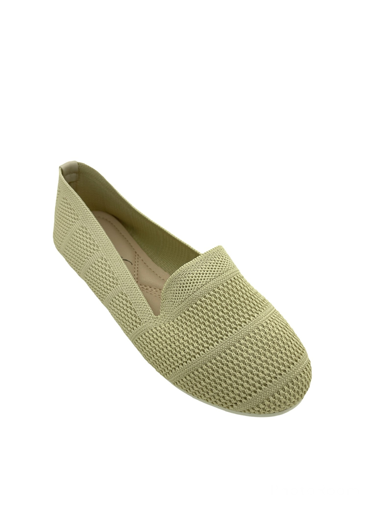 Victoria K Solid Knitted Textured Everyday Ladies Flats,