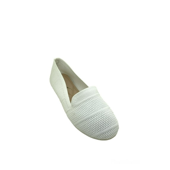 Victoria K Solid Knitted Textured Everyday Ladies Flats,