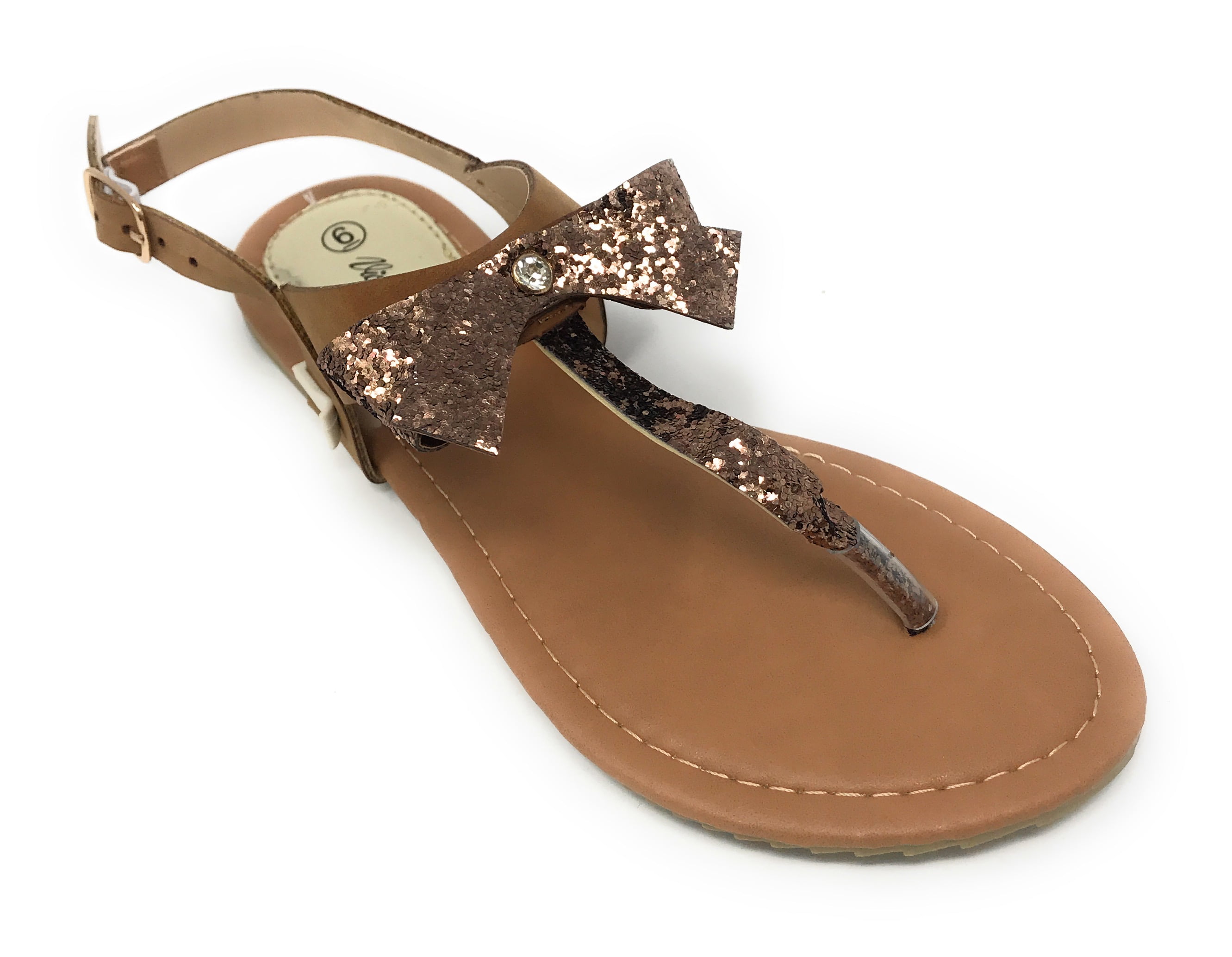 Victoria K T-Strap Bow Sandal