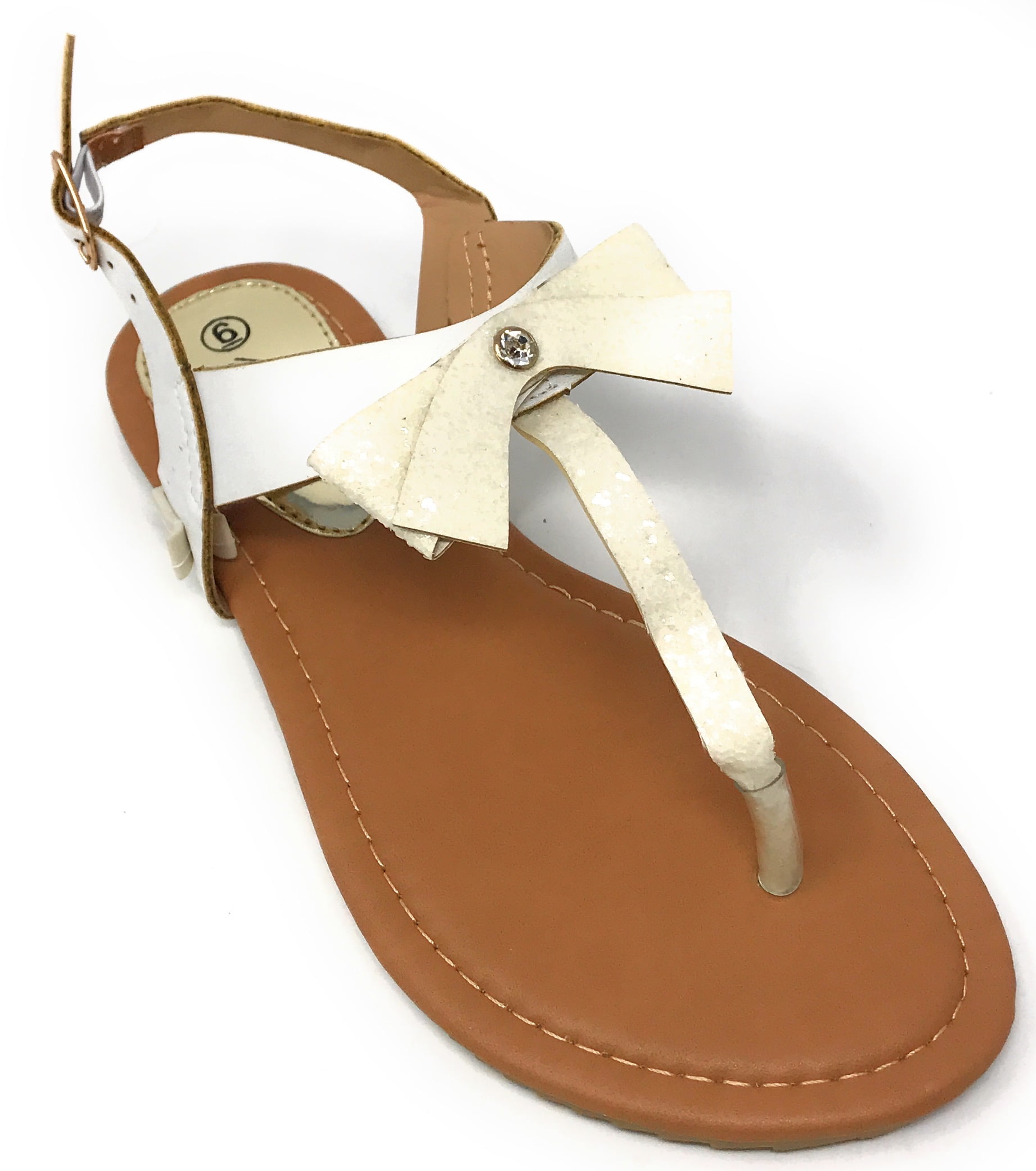 Victoria K T-Strap Bow Sandal