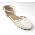 thumbnail image 1 of Victoria K Women's Basket Weave With Braid Straps Ballerina Flats, 1 of 5