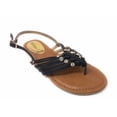 thumbnail image 1 of Victoria K Women's Braided And Rhinestone Sandals, 1 of 3