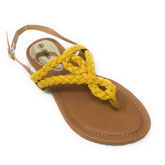 Victoria K Women's Braided Design Sandals