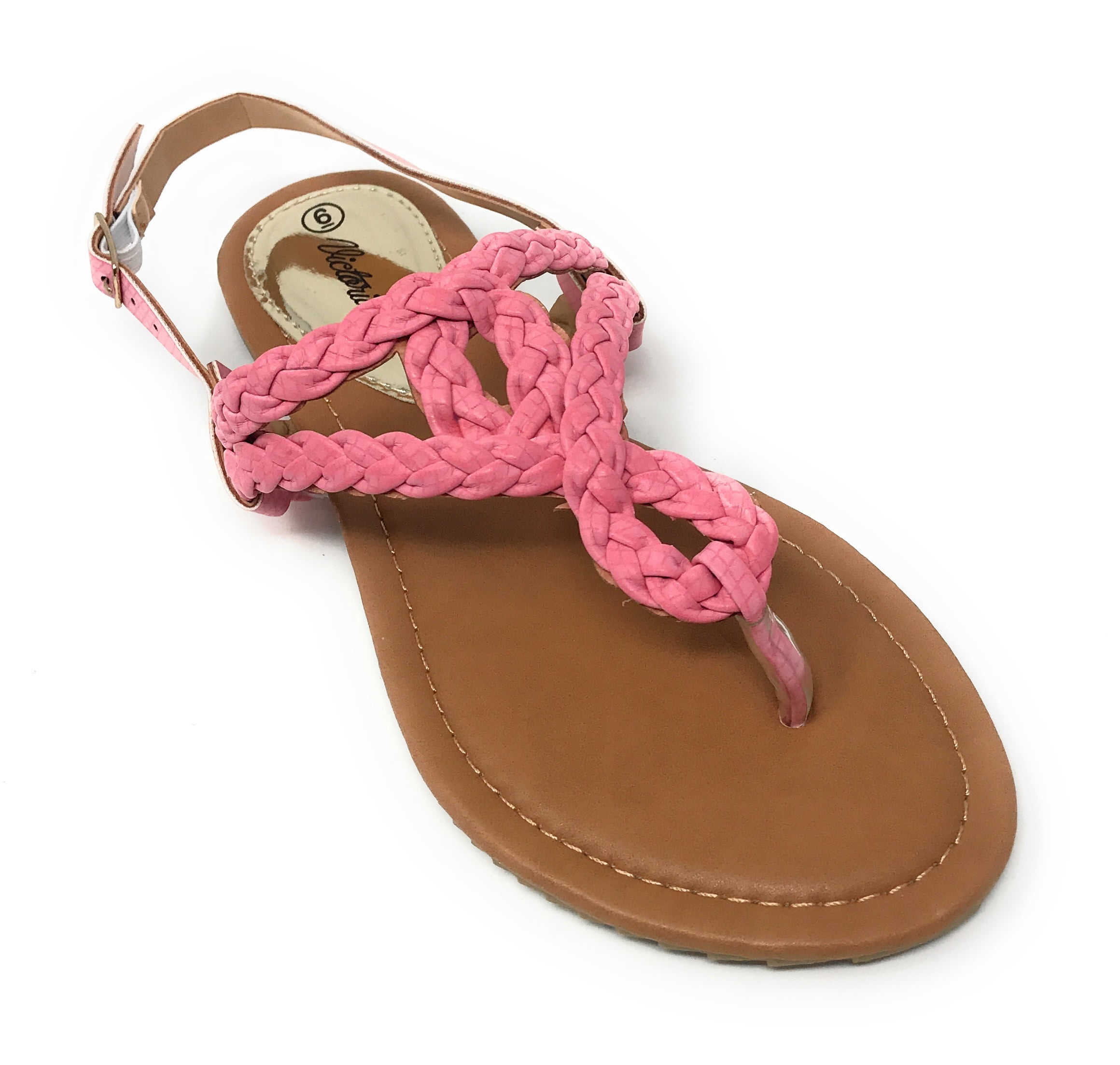Victoria K Women's Braided Design Sandals