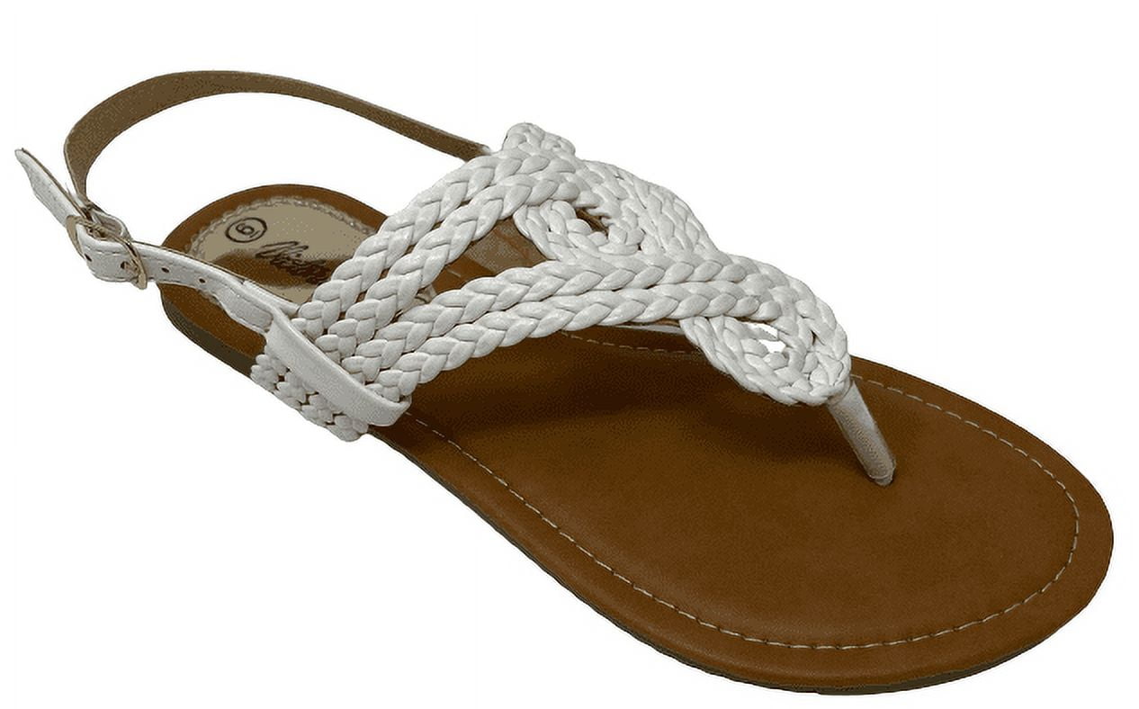 Victoria K Women's Braided Design Sandals