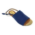 thumbnail image 1 of Victoria K Women's Denim Gold Tipping Sandals, 1 of 5