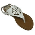 thumbnail image 1 of Victoria K Women's Diamond Cut Out Back With Rhinestone Buckle Embellished Sandals, 1 of 4