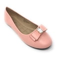 thumbnail image 1 of Victoria K Women's Double Bow With Big Rhinestone Ballerina Flats, 1 of 5