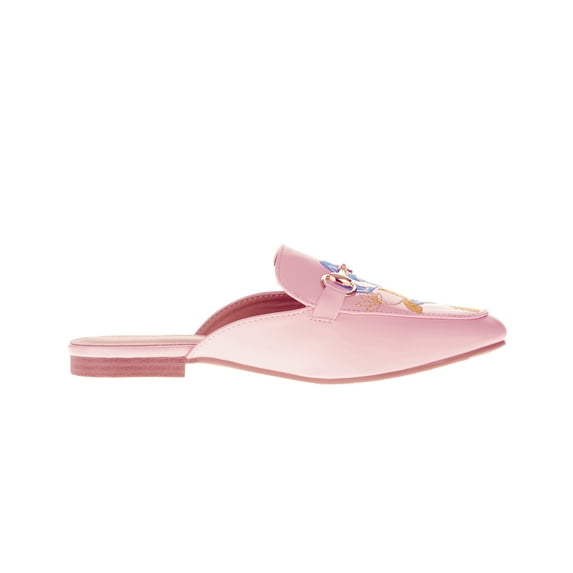 Victoria K Women's Embroidered Flower Mules