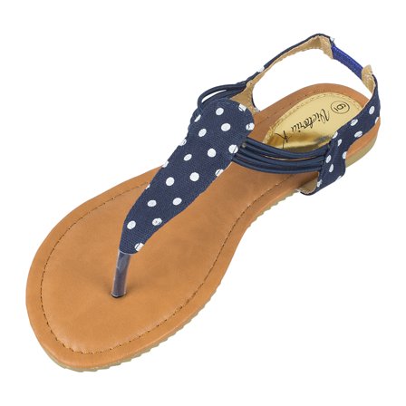 Victoria K Women's Fashion Polka-Dot Sandals