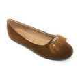 thumbnail image 1 of Victoria K Women's Faux Fur With Rhinestone Ballerina Flats, 1 of 5