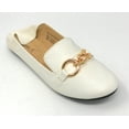 thumbnail image 1 of Victoria K Women's Foldover Quilted Gold Chain Ballerina Flats, 1 of 7