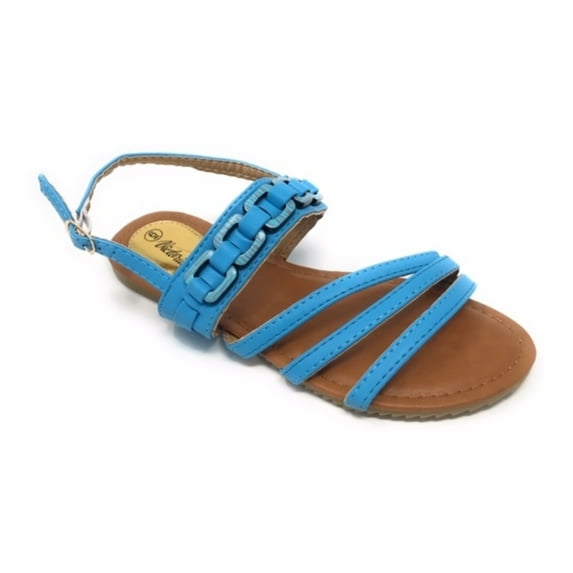 Victoria K Women's Front Straps And Link Chain Sandals