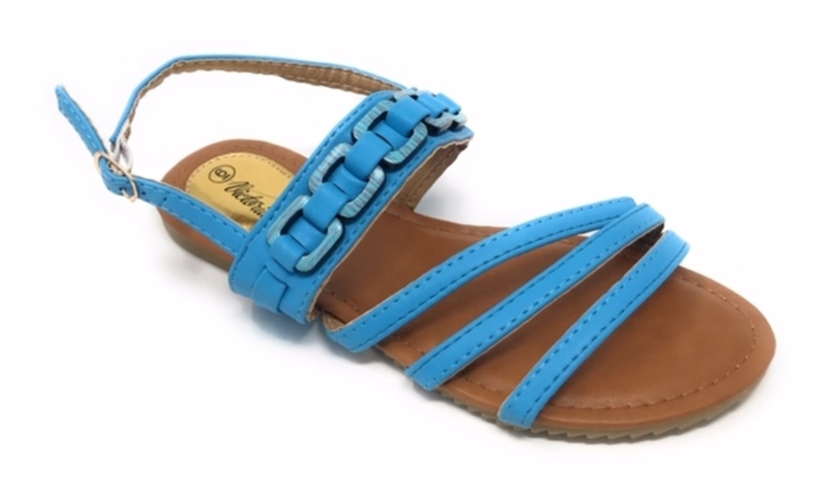 Victoria K Women's Front Straps And Link Chain Sandals