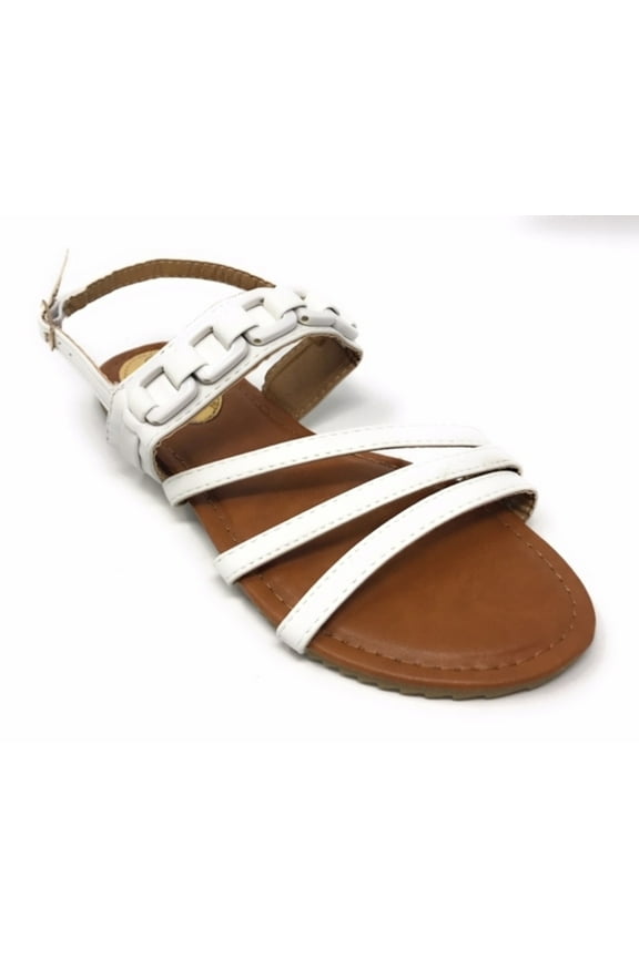 Women's Front Straps And Link Chain Sandals