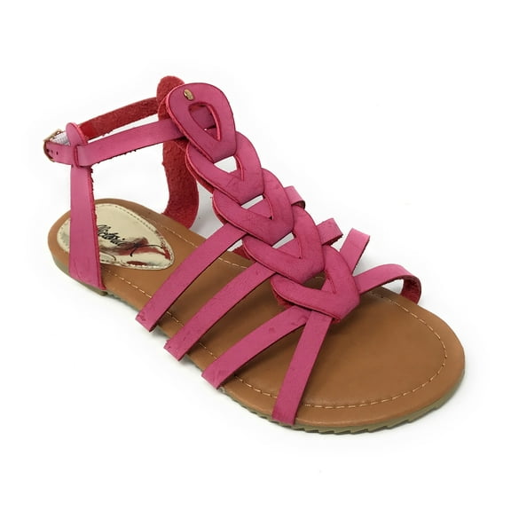 Victoria K Women's Gladiator Multi Loops Braid Sandals