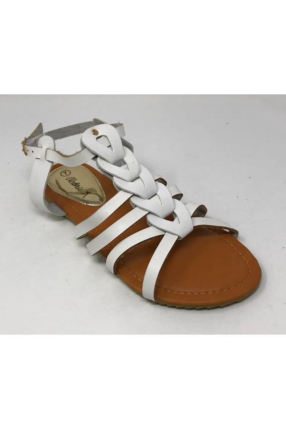 Women's Gladiator Multi Loops Braid Sandals
