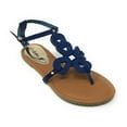 thumbnail image 1 of Victoria K Women's Gladiator Multi Loops Crossover Sandals, 1 of 5