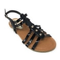 thumbnail image 1 of Victoria K Women's Metallic Strappy Sandal, 1 of 5