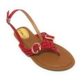 thumbnail image 1 of Victoria K Women's Multi Straps With Gold Side Buckles Sandals, 1 of 4