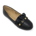 thumbnail image 1 of Victoria K Women's Ruffle With Gold studs Ballerina Flats, 1 of 5