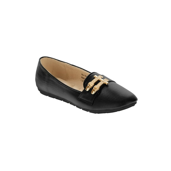 Victoria K Women's Side Buckle Ballet Flats