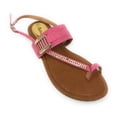 thumbnail image 1 of Victoria K Women's Side Buckle and Rhinestone Sandals, 1 of 4