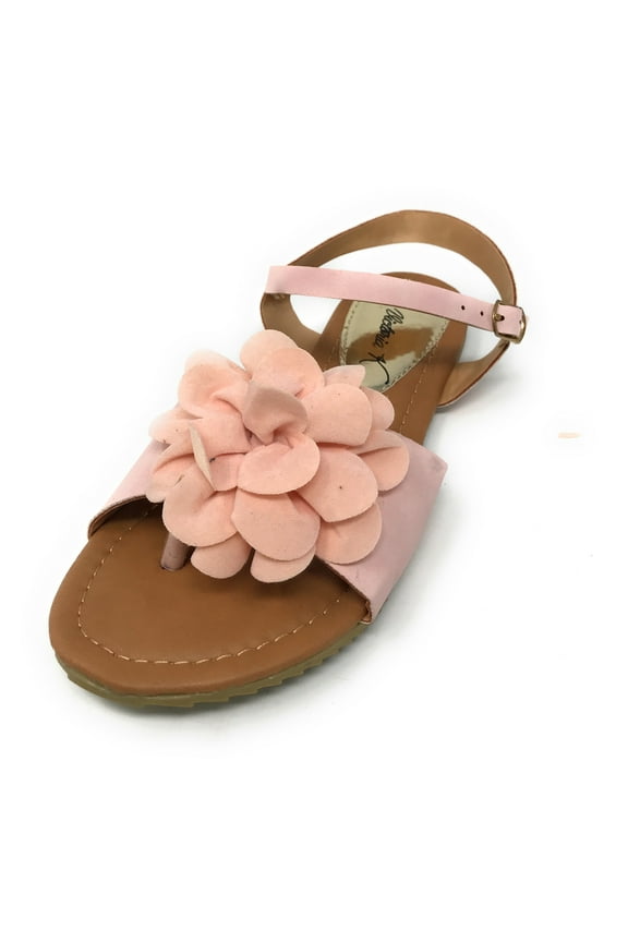 Women's Solid Flower Sandals
