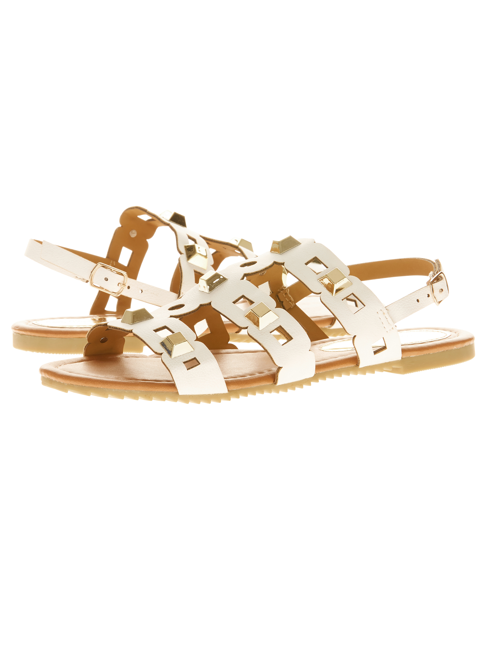 Victoria K Women's Straps and Studs Sandals